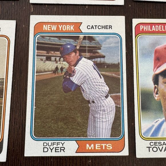 1974 Topps Baseball 12 Card Lot Cesar Tovar Duffy Dyer Toby Harrah Gene Mauch - Picture 11 of 12